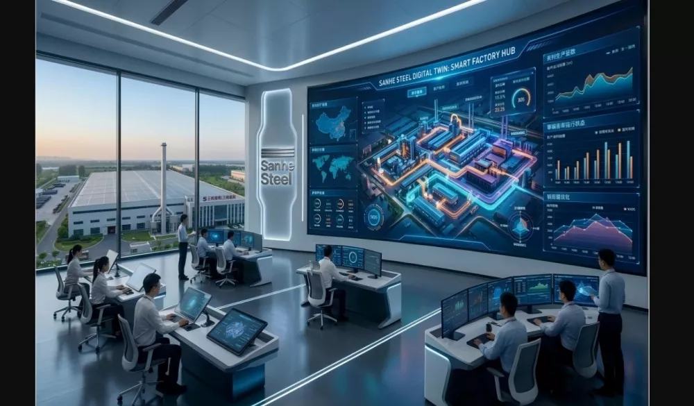 Datuak bultzatutako Hard Power: Sanhe Steel Companyren 